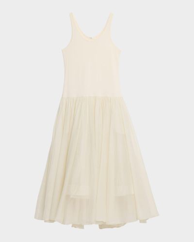 Co Crinoline Layered Drop-Waist Maxi Cocktail Dress