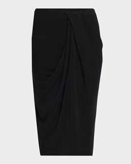 Co Draped Pencil Skirt