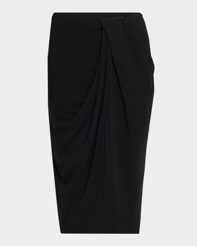 Co Draped Pencil Skirt