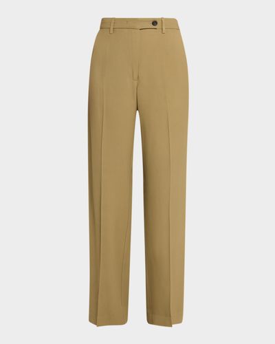 Co Mid-Rise Straight-Leg Trousers