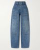 CO Paneled mid-rise barrel-leg jeans - 1