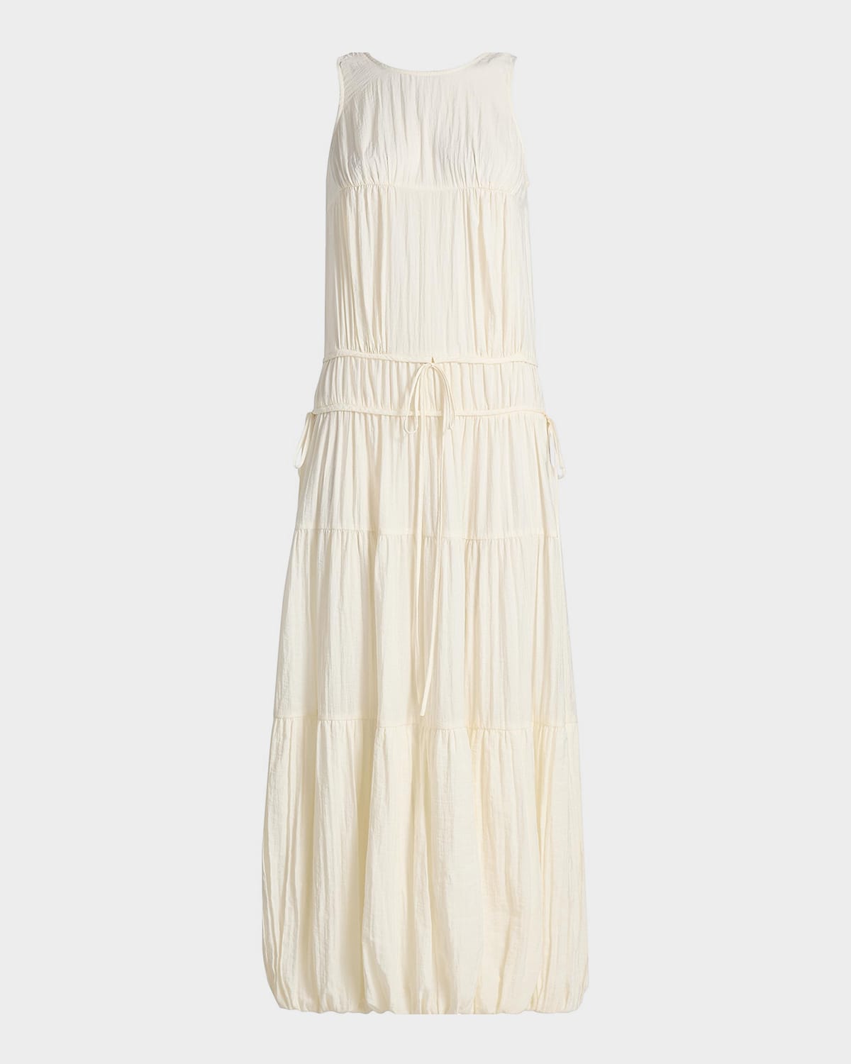 Co Soft Pleated Turn Up Midi Dress