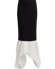 Co Women's Accordion Pleated Peplum Maxi Skirt - 8