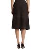 Co Women's Asymmetric Suede Wrap Midi-Skirt - 5