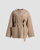 Co Women's Belted Wool-Cashmere Jacket - 7