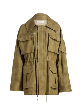 Co Women's Camo Cotton-Blend Military Jacket