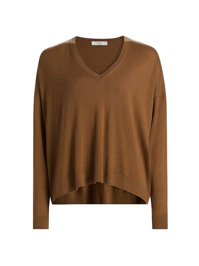Co Women's Cashmere V-Neck Sweater