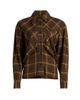 Co Women's Check Plaid Banana-Sleeve Shirt - 1