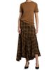 Co Women's Check Plaid Bias Maxi Skirt - 2