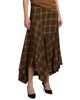 Co Women's Check Plaid Bias Maxi Skirt - 3