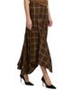 Co Women's Check Plaid Bias Maxi Skirt - 4