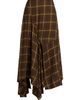 Co Women's Check Plaid Bias Maxi Skirt - 8