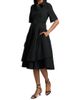 Co Women's Cotton Belted Midi-Shirtdress - 2
