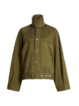 Co Women's Cotton Bomber Jacket