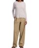 Co Women's Crewneck Rib-Knit Cashmere-Silk Sweater - 2