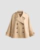 Co Women's Dolman Cropped Trench Coat - 1
