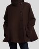 Co Women's Draped Collar Wool-Blend Coat - 3