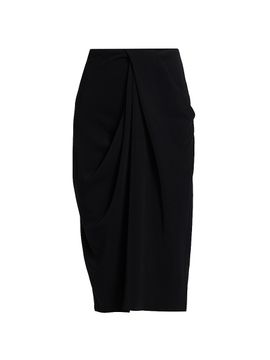 Co Women's Draped Midi-Skirt