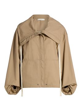 Co Women's Drawstring Cotton-Blend Jacket
