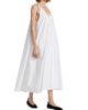 Co Women's Gathered Cotton Poplin Maxi Dress - 4