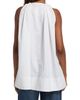 Co Women's Gathered High-Low Cotton Poplin Top - 5