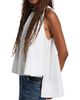 Co Women's Gathered High-Low Cotton Poplin Top - 6