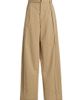 Co Women's Pleated Cotton-Blend Wide-Leg Pants - 1