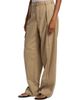 Co Women's Pleated Cotton-Blend Wide-Leg Pants - 4