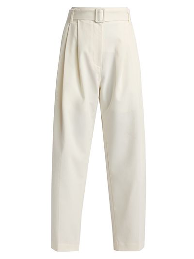 Co Women's Pleated Cotton Batwing Pants
