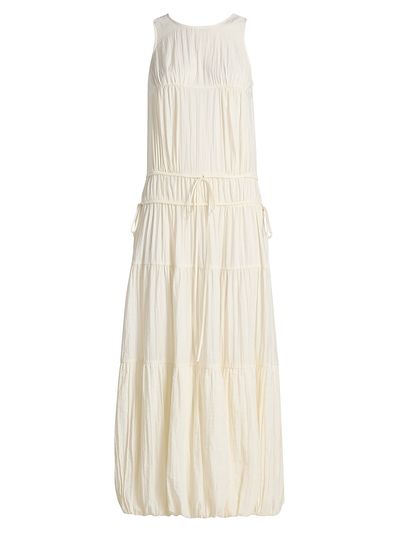 Co Women's Soft Pleated Turn Up Dress