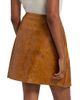 Co Women's Wrap-Style Leather Miniskirt - 5
