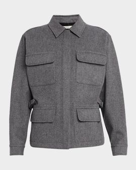 Co Workwear Wool-Cashmere Shirt Jacket
