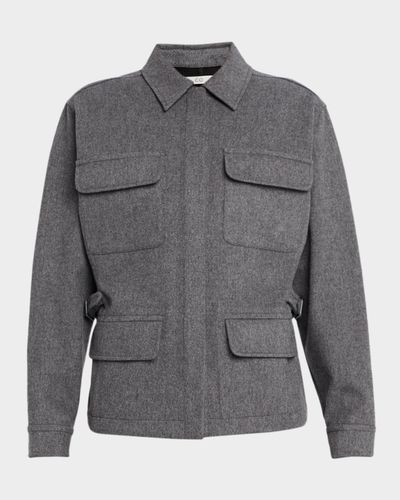 Co Workwear Wool-Cashmere Shirt Jacket