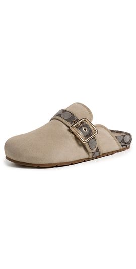 Coach Coach Archival Buckle Clogs Oat
