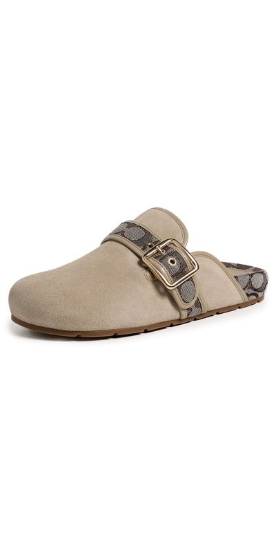 Coach Coach Archival Buckle Clogs Oat