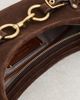 Coach Coach Belted Ergo Suede Shoulder Bag 26 Dark Chocolate One - 6