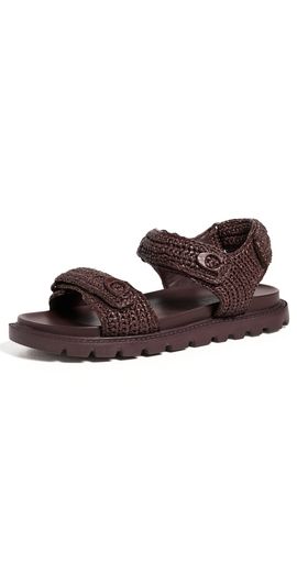 Coach Coach Brynn Sandals Maple Raffia