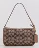 Coach Coach Crystal Signature Jacquard Plaza Bag Mushroom One - 2