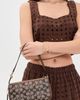 Coach Coach Crystal Signature Jacquard Plaza Bag Mushroom One - 3