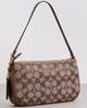 Coach Coach Crystal Signature Jacquard Plaza Bag Mushroom One - 4
