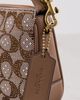 Coach Coach Crystal Signature Jacquard Plaza Bag Mushroom One - 5