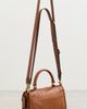 Coach Coach Glazed Grain Leather Metropolitan Bag 24 Amber Brown One - 4