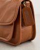 Coach Coach Glazed Grain Leather Metropolitan Bag 24 Amber Brown One - 5