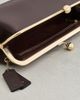 Coach Coach Glovetanned Leather 30 Kisslock Frame Bag Maple One - 6