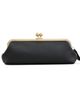 Coach Coach Glovetanned Leather Kisslock Frame 30 Bag Black One - 1
