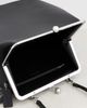 Coach Coach Large Leather Kiss-Lock Frame Bag Black One - 6