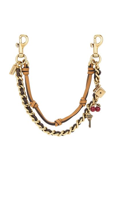Coach Coach Leather And Metal Swag Bag Charm