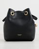 Coach Coach Leather Jade Drawstring Bag Black One - 2