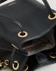 Coach Coach Leather Jade Drawstring Bag Black One - 6