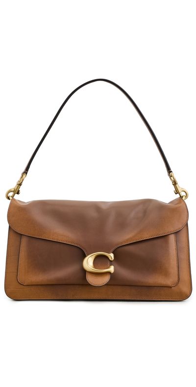 Coach Coach Loved Leather Tabby Shoulder Bag 36 Brown One